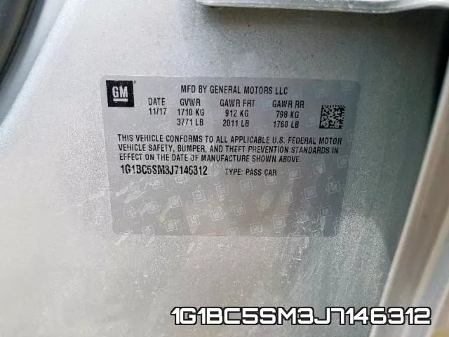 1G1BC5SM3J7146312 фото 2
