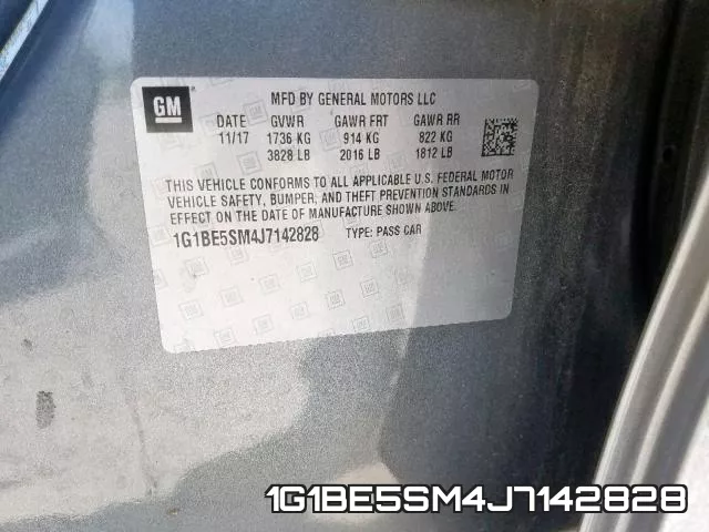 1G1BE5SM4J7142828 фото 2