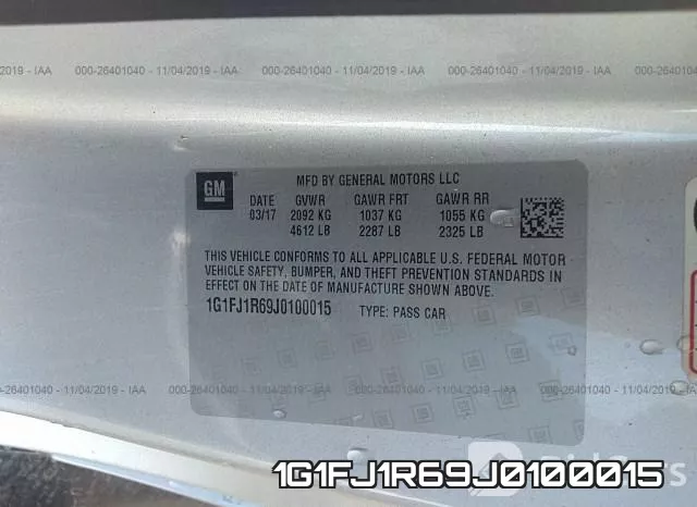1G1FJ1R69J0100015 фото 10