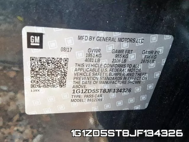 1G1ZD5ST8JF134326 фото 2