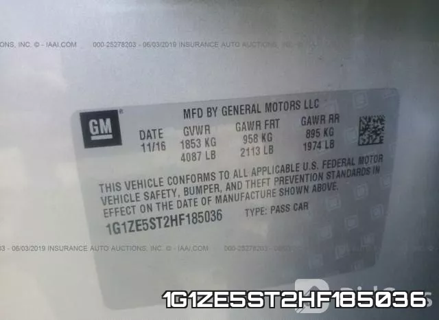 1G1ZE5ST2HF185036 фото 9