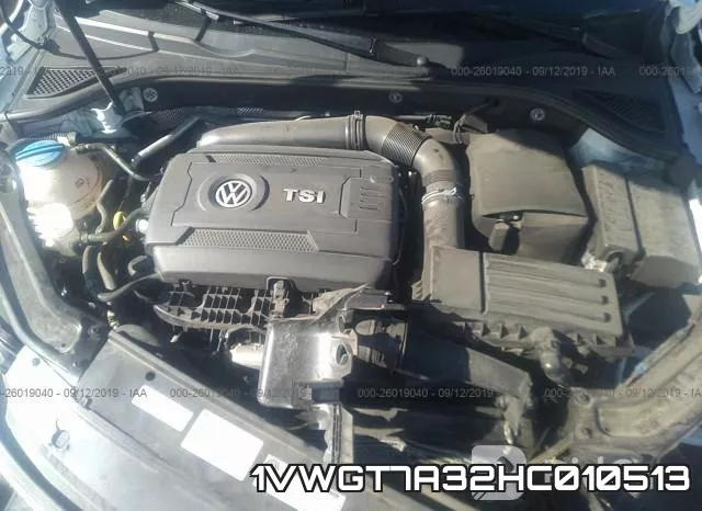 1VWGT7A32HC010513 фото 2