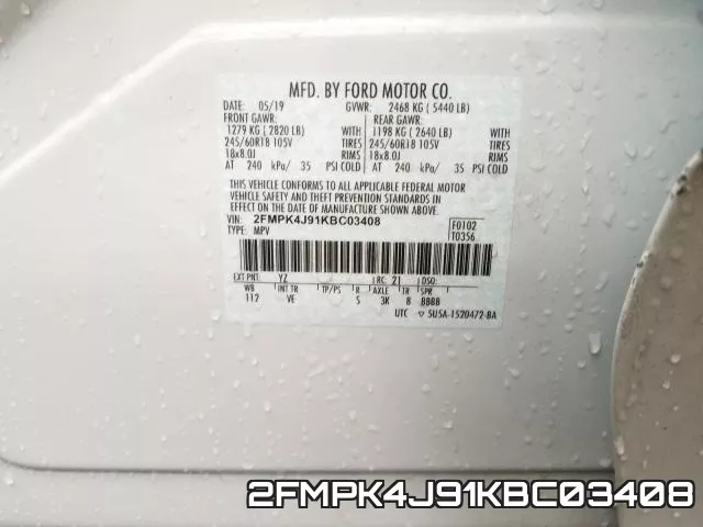 2FMPK4J91KBC03408 фото 2