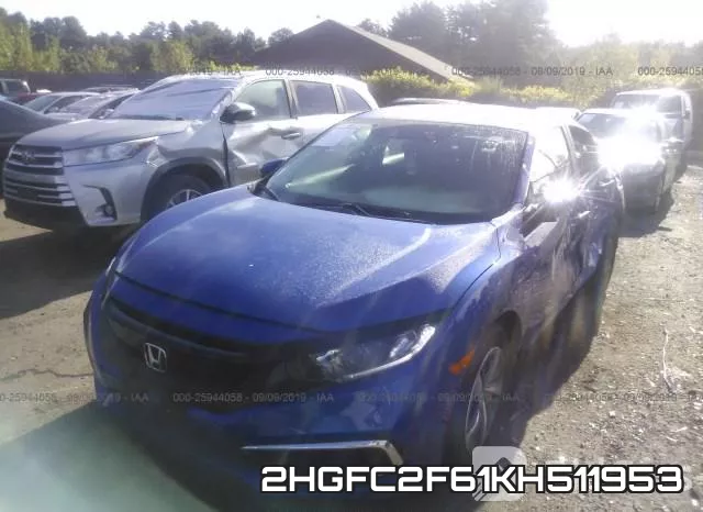 2HGFC2F61KH511953 фото 3
