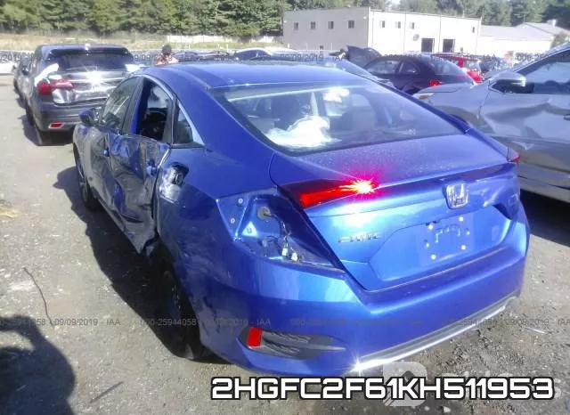 2HGFC2F61KH511953 фото 4