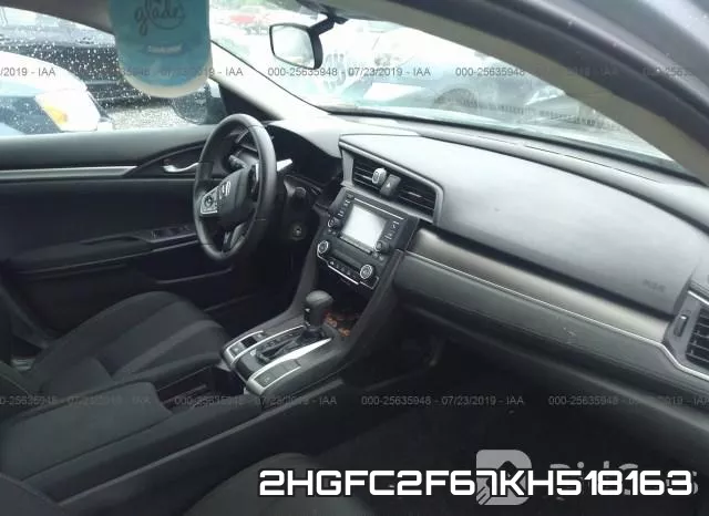 2HGFC2F67KH518163 фото 6