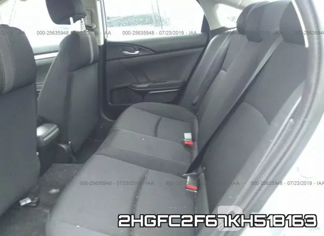 2HGFC2F67KH518163 фото 9