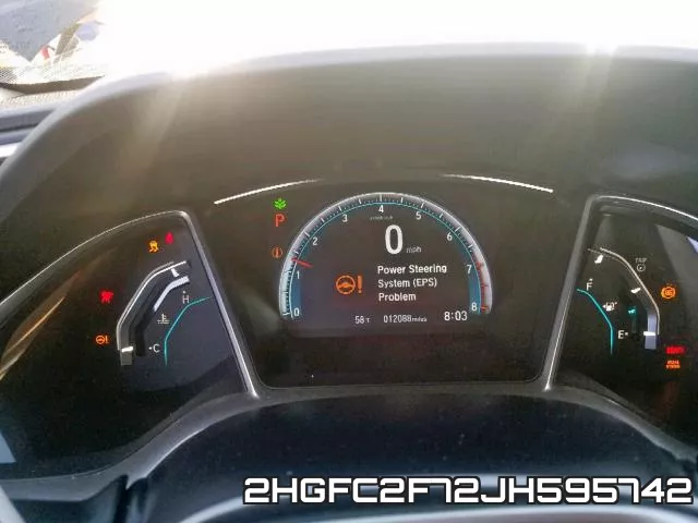 2HGFC2F72JH595742 фото 9