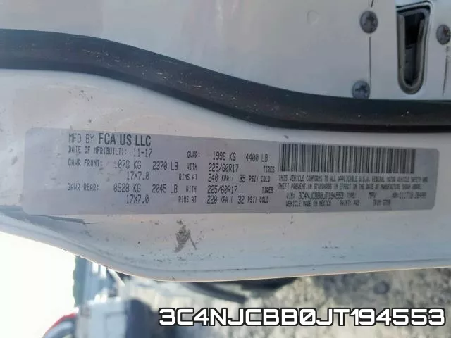 3C4NJCBB0JT194553 фото 2