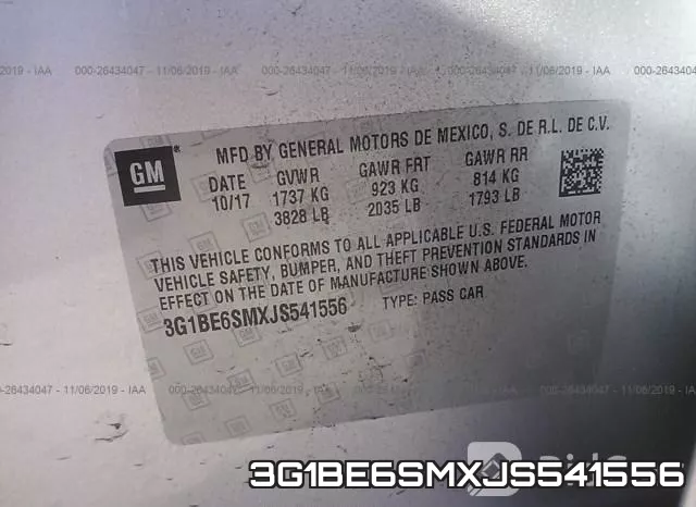 3G1BE6SMXJS541556 фото 10
