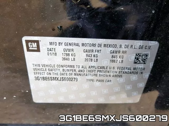 3G1BE6SMXJS600279 фото 2