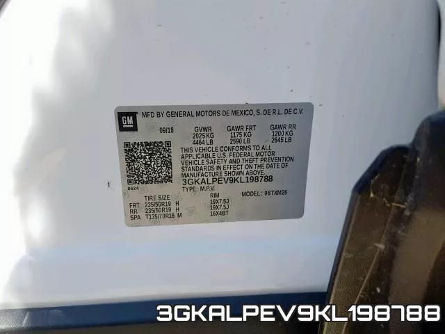 3GKALPEV9KL198788 фото 2