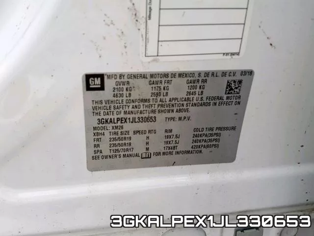 3GKALPEX1JL330653 фото 2