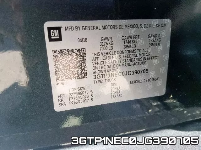 3GTP1NEC0JG390705 фото 2