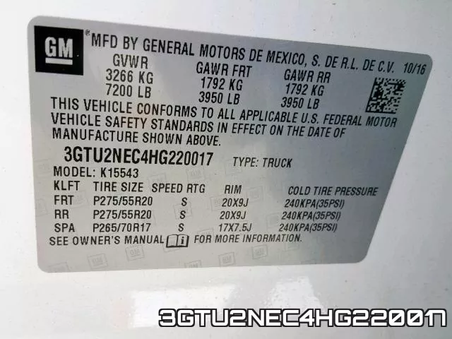 3GTU2NEC4HG220017 фото 2