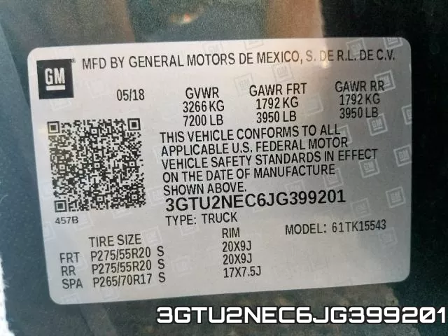 3GTU2NEC6JG399201 фото 2