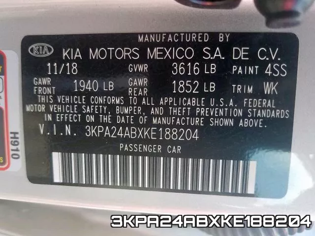 3KPA24ABXKE188204 фото 2