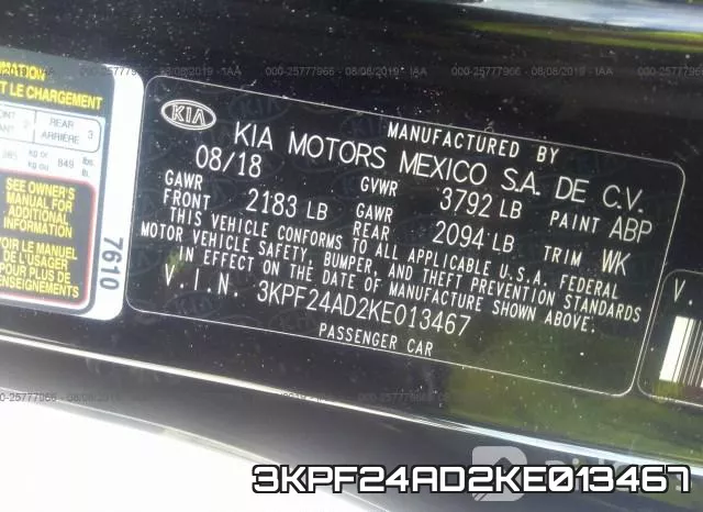 3KPF24AD2KE013467 фото 10