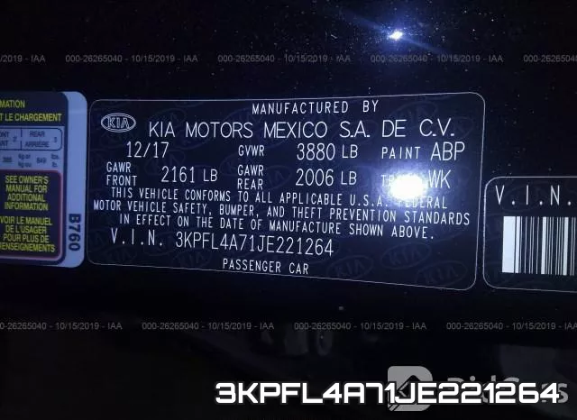3KPFL4A71JE221264 фото 10