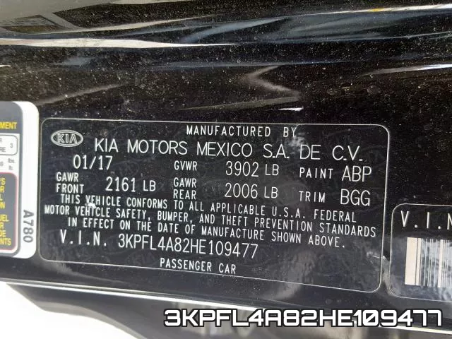 3KPFL4A82HE109477 фото 2