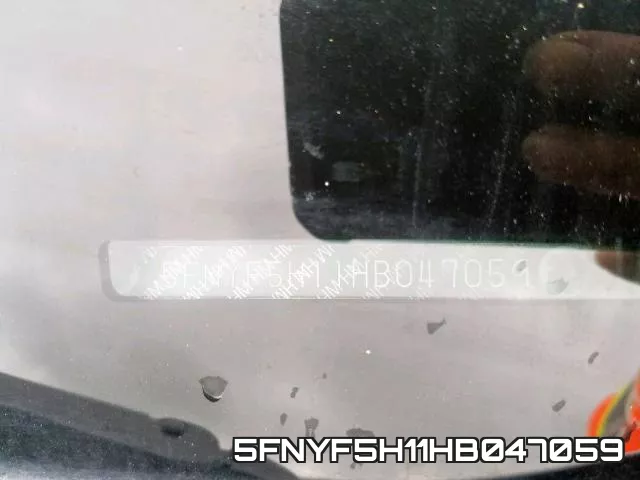 5FNYF5H11HB047059 фото 2