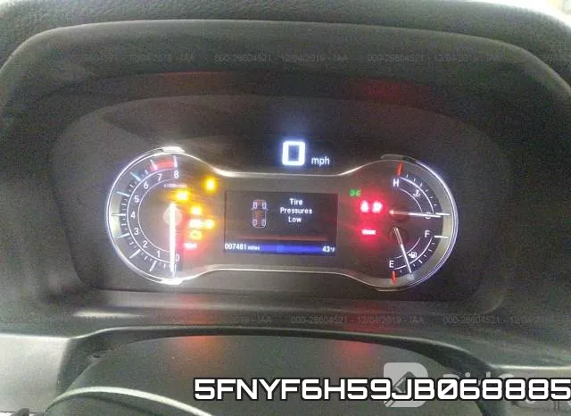 5FNYF6H59JB068885 фото 8