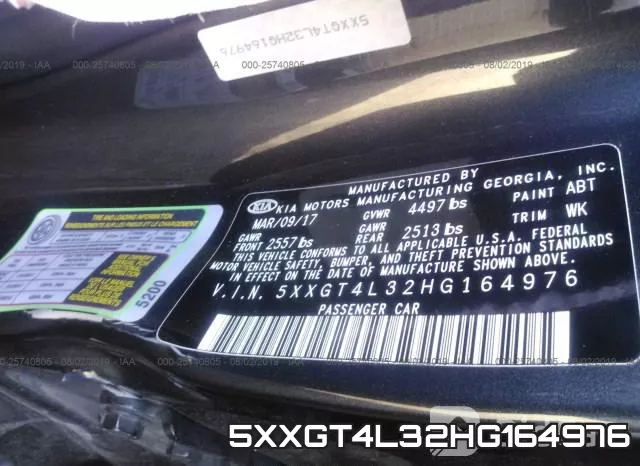5XXGT4L32HG164976 фото 8