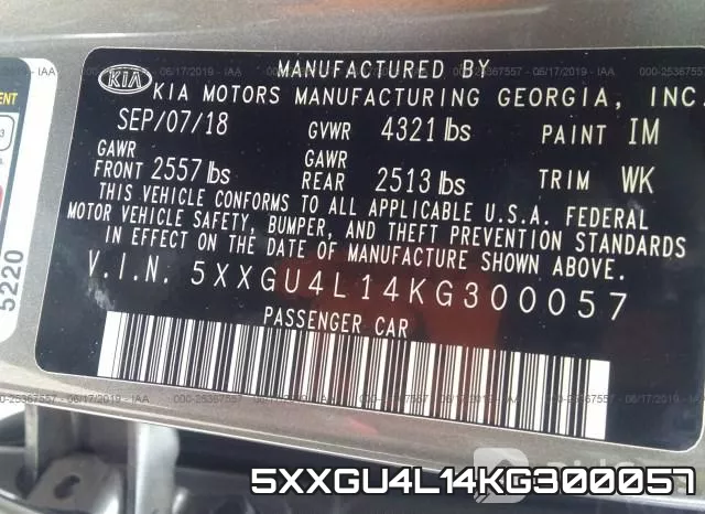 5XXGU4L14KG300057 фото 10