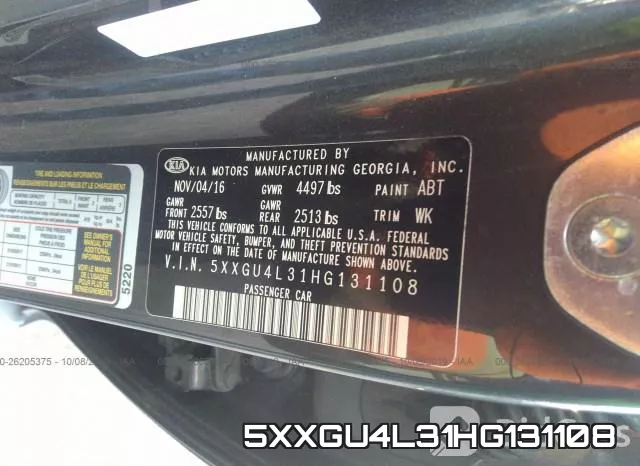 5XXGU4L31HG131108 фото 10