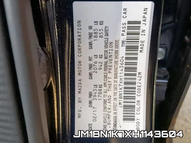 JM1BN1K7XH1143604 фото 2