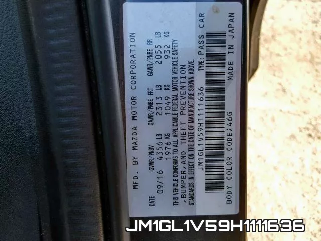 JM1GL1V59H1111636 фото 2