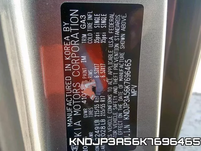 KNDJP3A56K7696465 фото 2