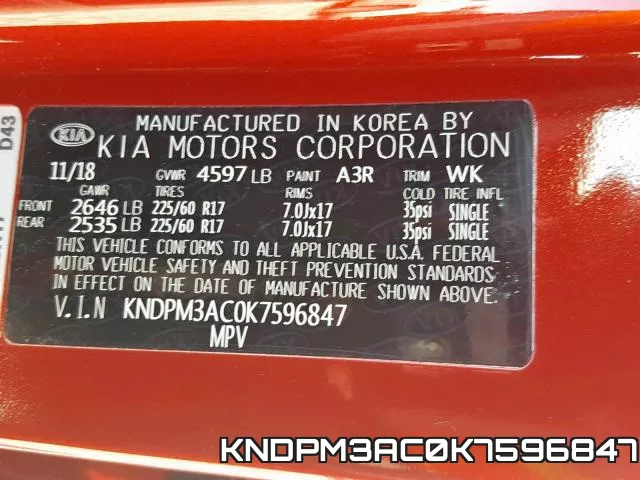 KNDPM3AC0K7596847 фото 2