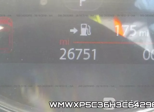 WMWXP5C36H3C64296 фото 8