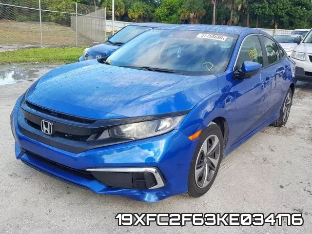 19XFC2F63KE034176 фото 3