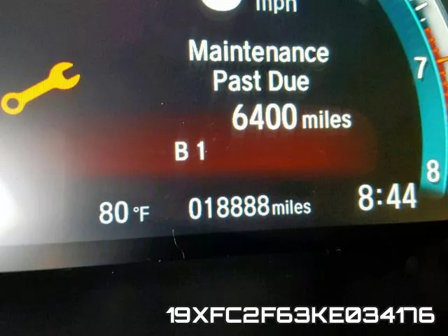 19XFC2F63KE034176 фото 9