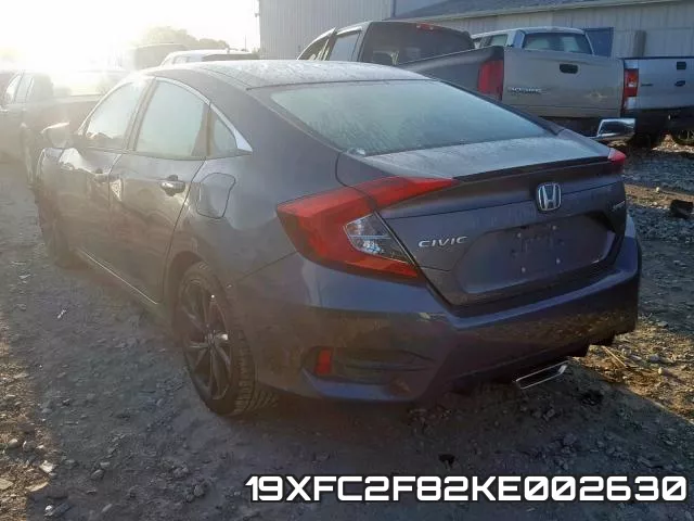 19XFC2F82KE002630 фото 4