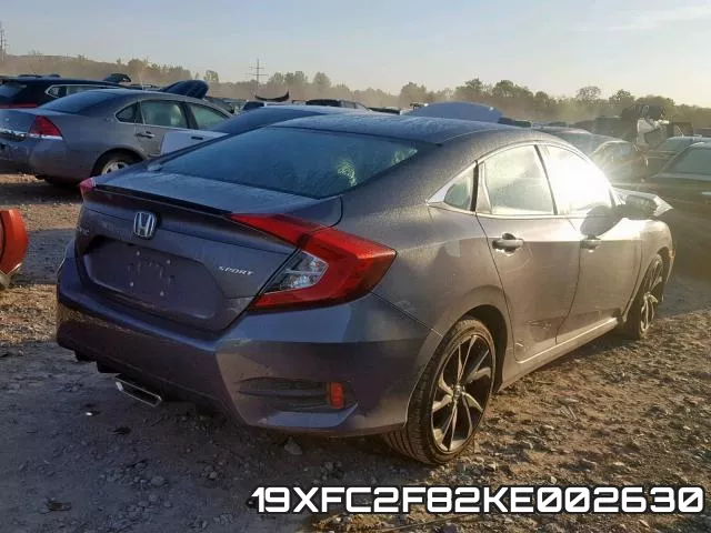 19XFC2F82KE002630 фото 5