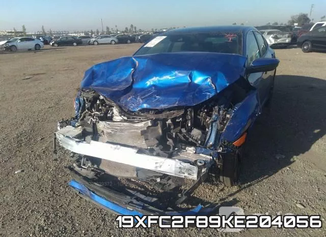 19XFC2F89KE204056 фото 7