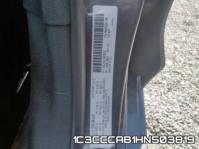 1C3CCCAB1HN503819 фото 2