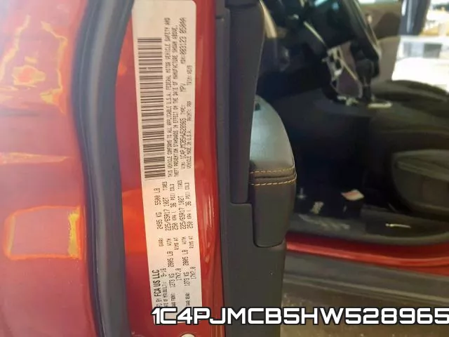 1C4PJMCB5HW528965 фото 2