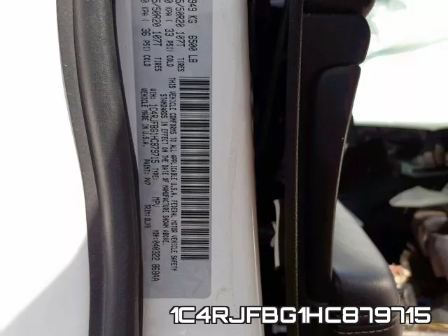 1C4RJFBG1HC879715 фото 2