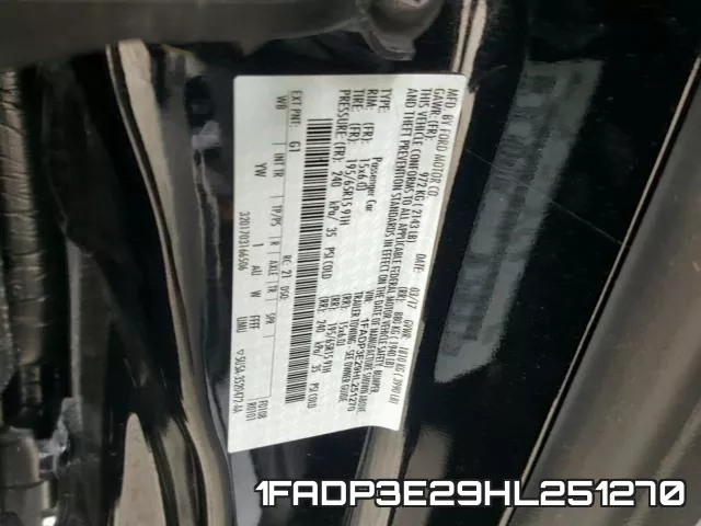 1FADP3E29HL251270 фото 2