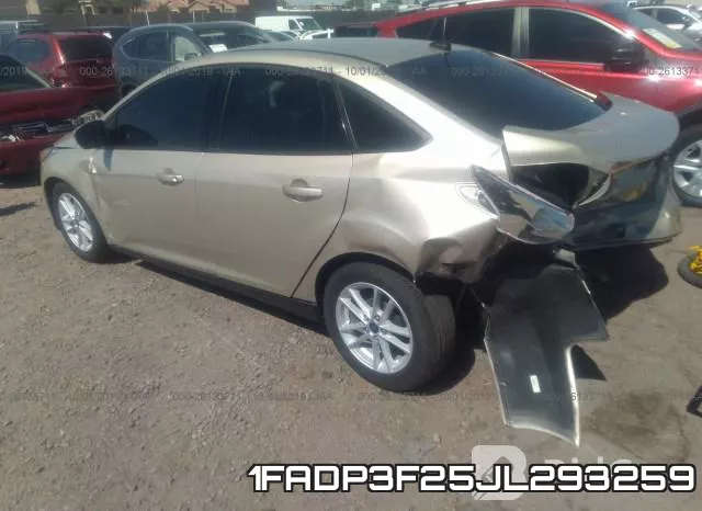 1FADP3F25JL293259 фото 3
