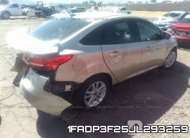 1FADP3F25JL293259 фото 4