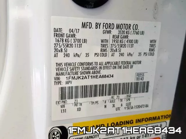 1FMJK2AT1HEA68434 фото 2