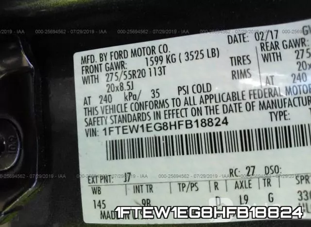 1FTEW1EG8HFB18824 фото 10