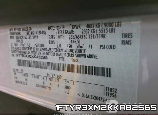 1FTYR3XM2KKA82565 фото 10