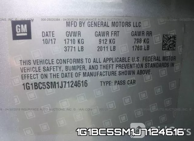1G1BC5SM1J7124616 фото 10