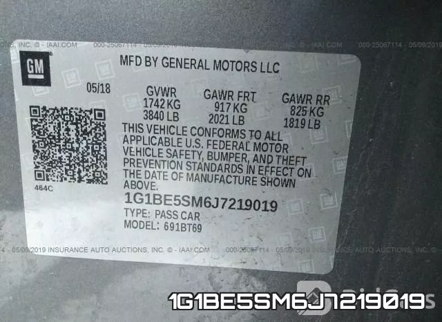 1G1BE5SM6J7219019 фото 10